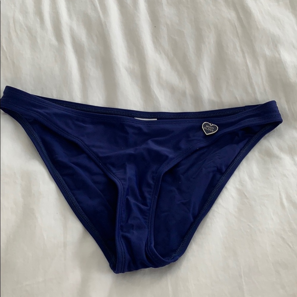 Blue bikini bottom